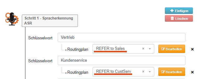 Spracherkennung REFER