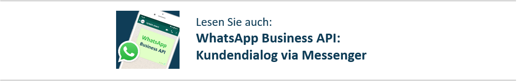 Kundendialog via Messenger